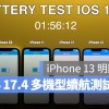 iOS 17.4 续航测试出炉：多款机型大致不变，唯独 iPhone 13 下降近 1 小时