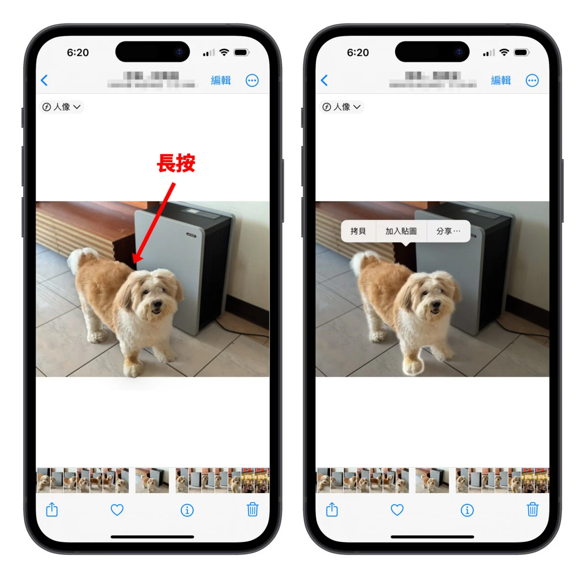 iPhone 照片去背完整教学：免下载 App、自带相簿帮你一键照片去背景 - 随时搬砖