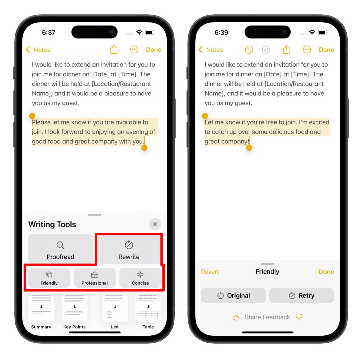 Apple Intelligence 写作工具上手体验：6 大文字功能、随处使用直觉又方便 - 随时搬砖