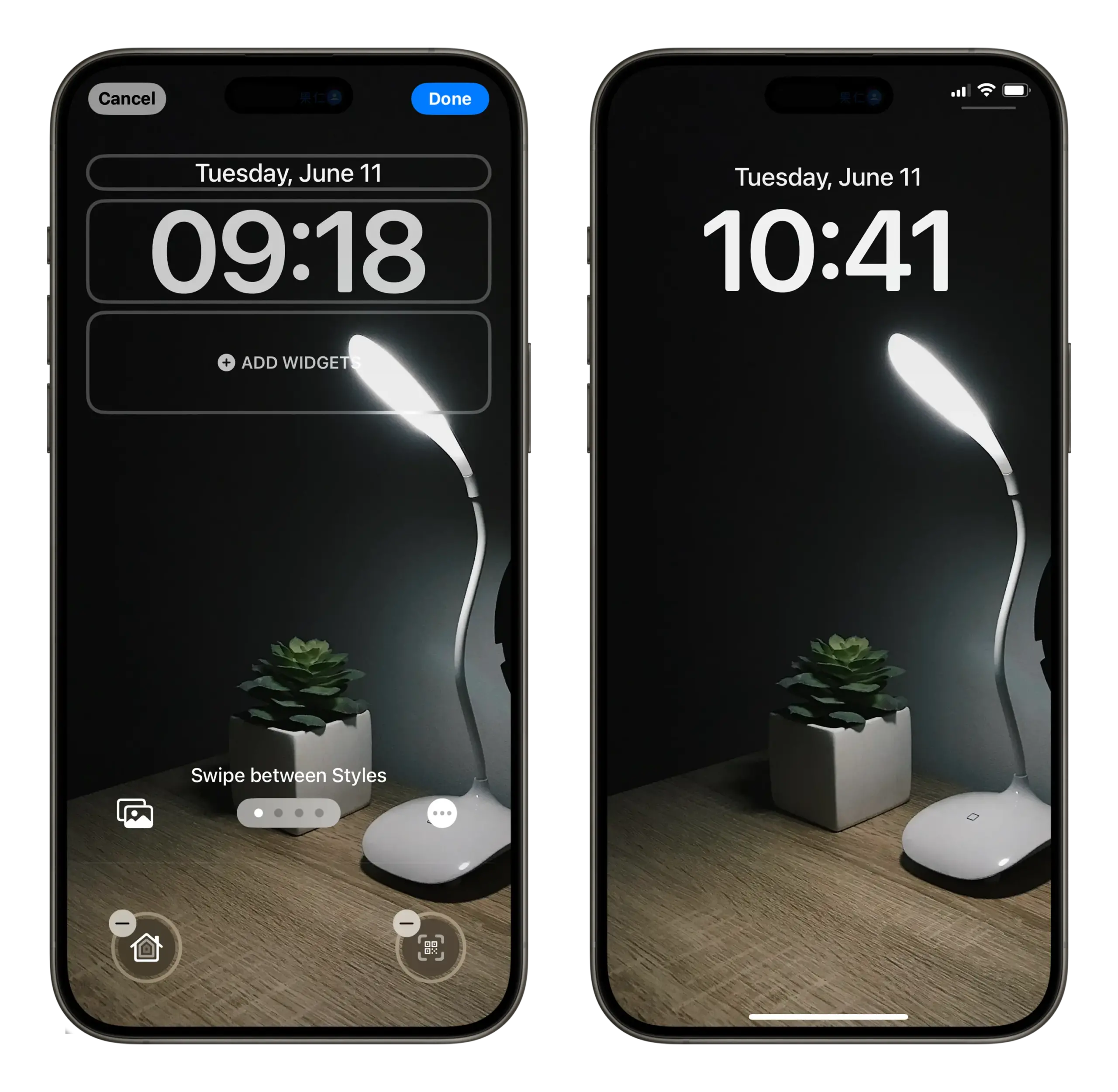 iPhone 锁定画面手电筒、相机按钮在 iOS 18 终于可以移除了 - 随时搬砖