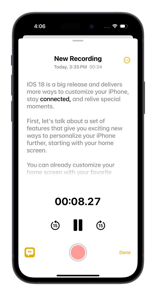 iOS 18 备忘录 4 大亮点新功能教学：语音转文字、数学式计算、重点标记都来了 - 随时搬砖