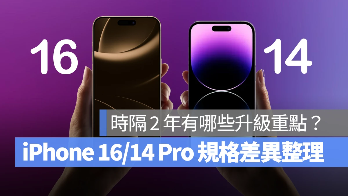 iPhone 16 Pro 传闻规格与 iPhone 14 Pro 差异比较，时隔 2 年有哪些升级重点？ - 随时搬砖